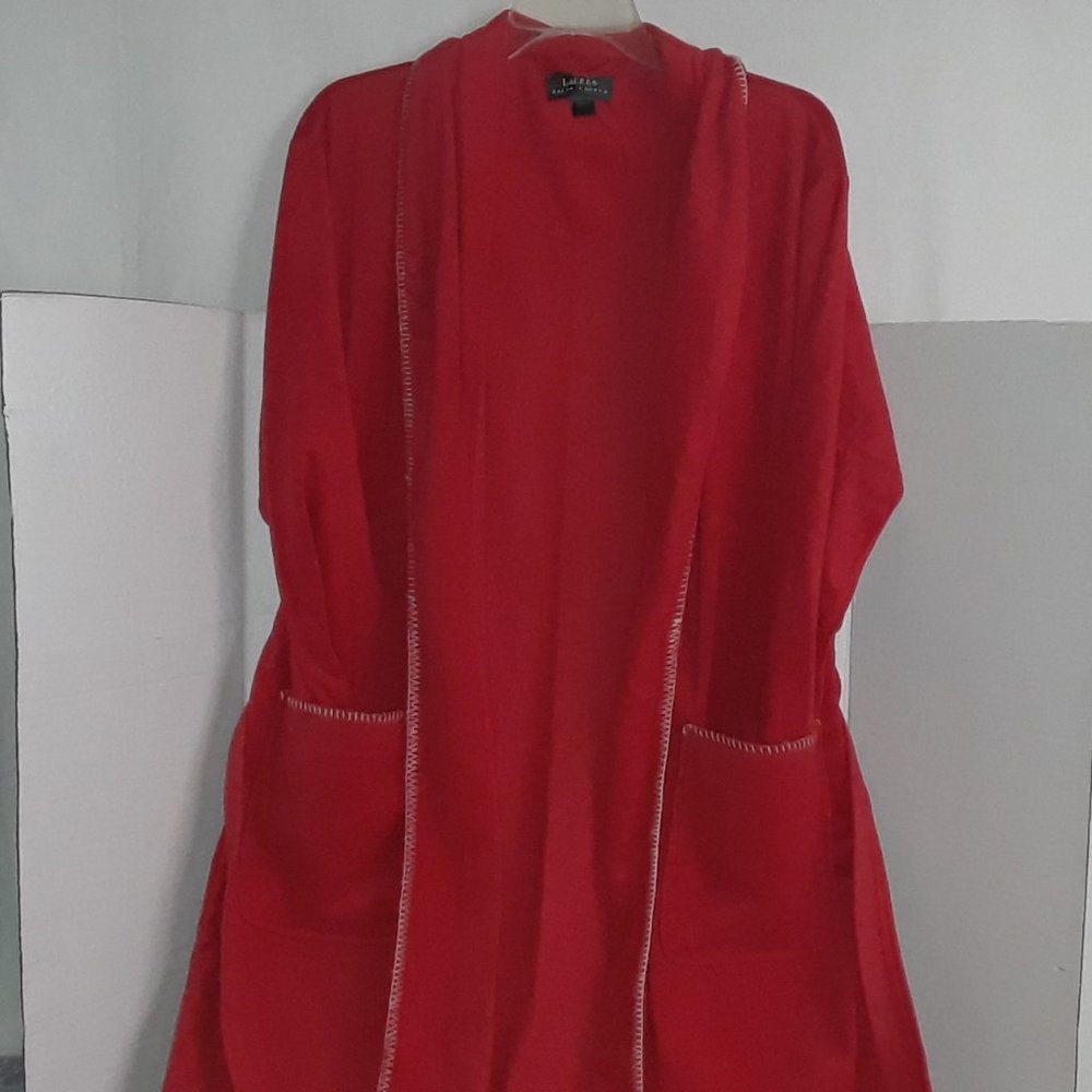 Vintage Lauren Ralph Lauren Red Robe